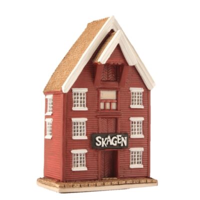 Skagen Stavanger miniatyrhus, 11 cm, håndlagd av lillesanddesign.no