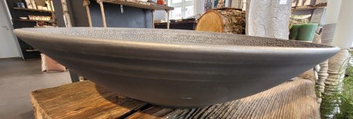 Fat med mønster i sølv og sort, 35 cm i dia - Bilde 11
