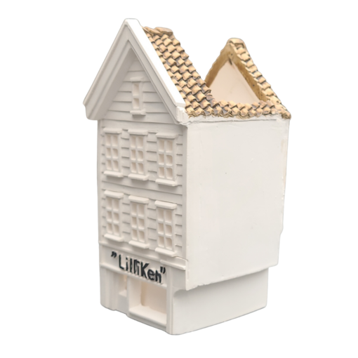 Bryggen Lilliken telyslykt, 13 cm, håndlagd av Lillesanddesign.no