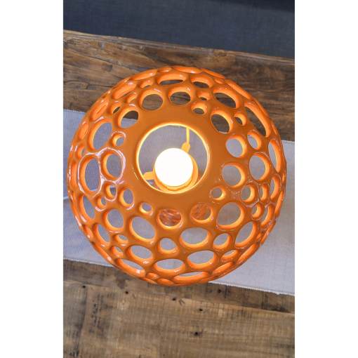 Korall bordlampe med korall lampeskjerm i diverse farger - Bilde 9